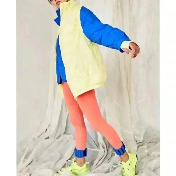 Free People Movement Piper Packable Vest in Acid Lime LIKE NEW - Picture 7 of 8